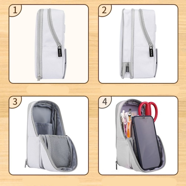Case Canvas påse GRÅ grey