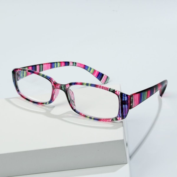 Læsebriller Presbyopic Eyewear Retro Stel BLACK STRIPE +150 black stripe