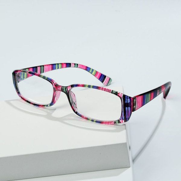 Læsebriller Presbyopic Eyewear Retro Stel PINK STRIPE +300 pink stripe