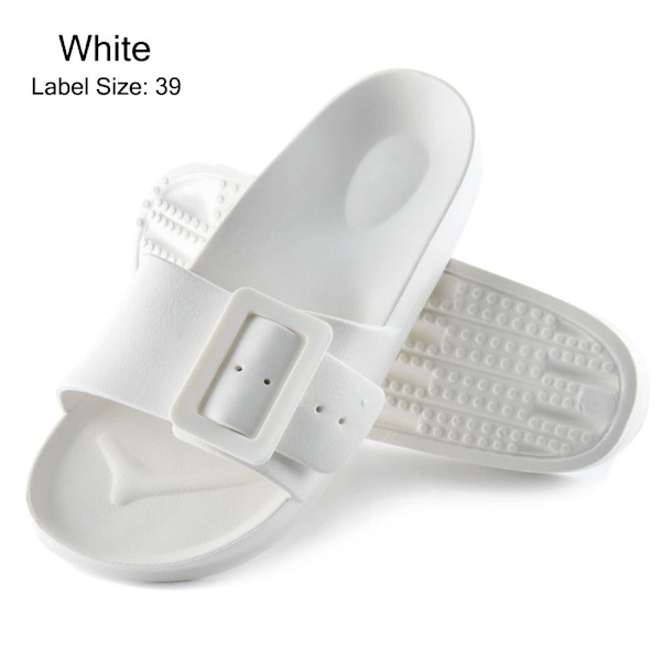 Slidesandaler för damer Duschtofflor BEIGE 39 39 beige 39-39