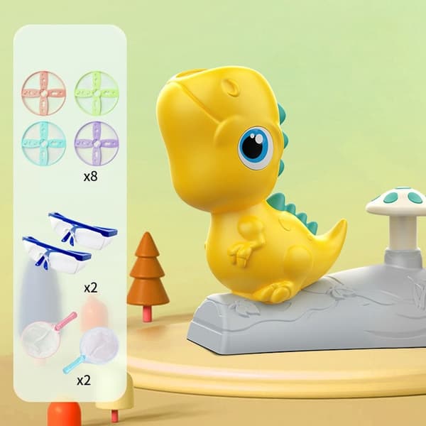 Air Rocket Launcher Rocket Flying Disc GUL yellow
