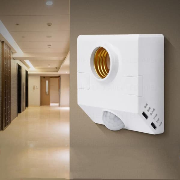 E27 LED-lampe Baselampe Holder Pære Sokkel Adapter