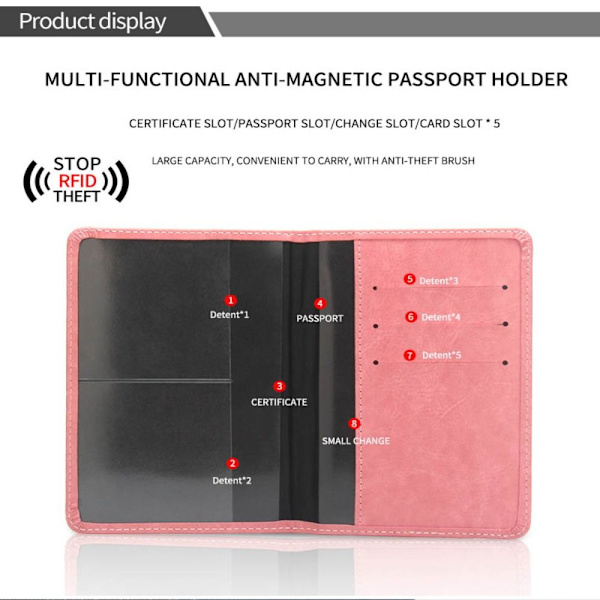 Passholder Passbag SORT black
