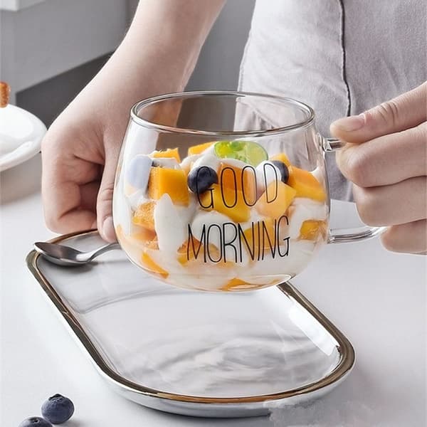 Letter Glass Cup Drink Cup 1 1 1