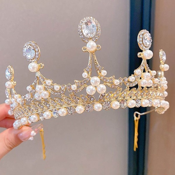 Princess Crown Tiaras Pandebånd STYLE 10 STYLE 10 Style 10