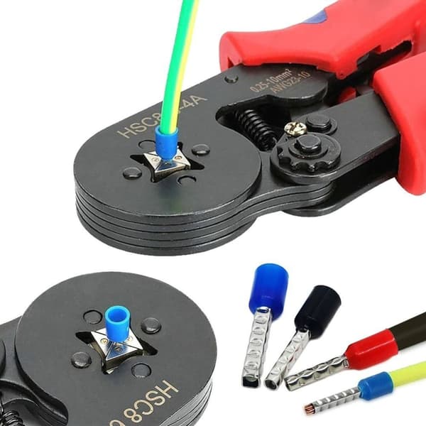 1200 stk. Ferrule Crimping Tools Sett Crimping Tang End Cord Lug