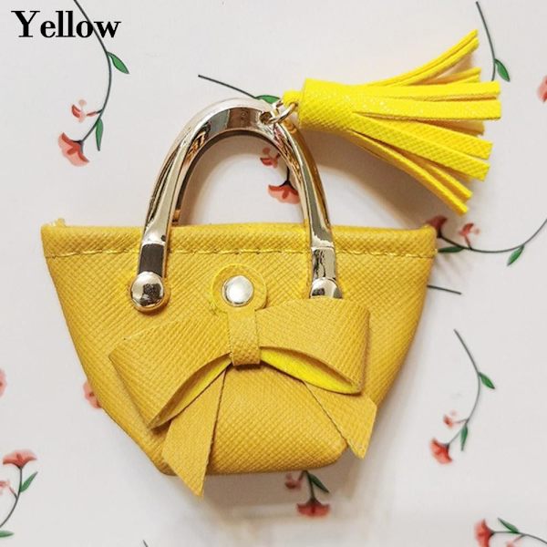 1/6 Docka Tillbehör Dockor Butterfly Handväska GUL Yellow