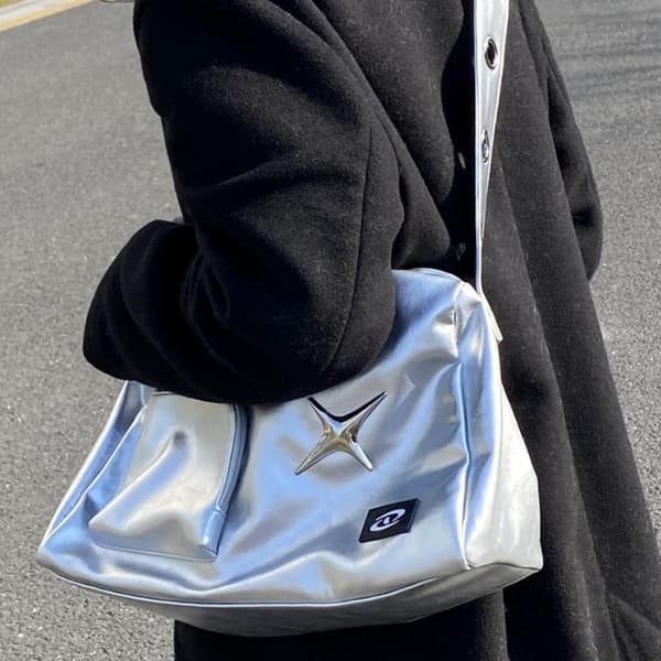 Crossbody Bag Tygväska SILVER silver