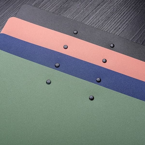 A4 Fil Mappe Frosted SORT Black