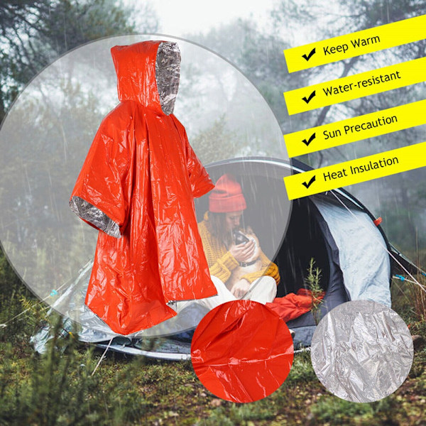 Hätäsadetakki Viitta Thermal Rainwear VIHREÄ green