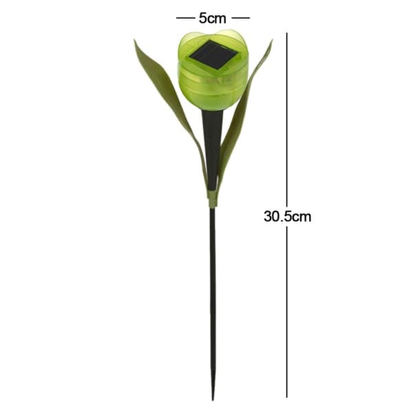 2 stk. Tulipan Solcelle GUL Yellow