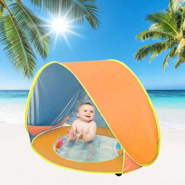 Baby Beach Tent Beach Shade ORANGE orange