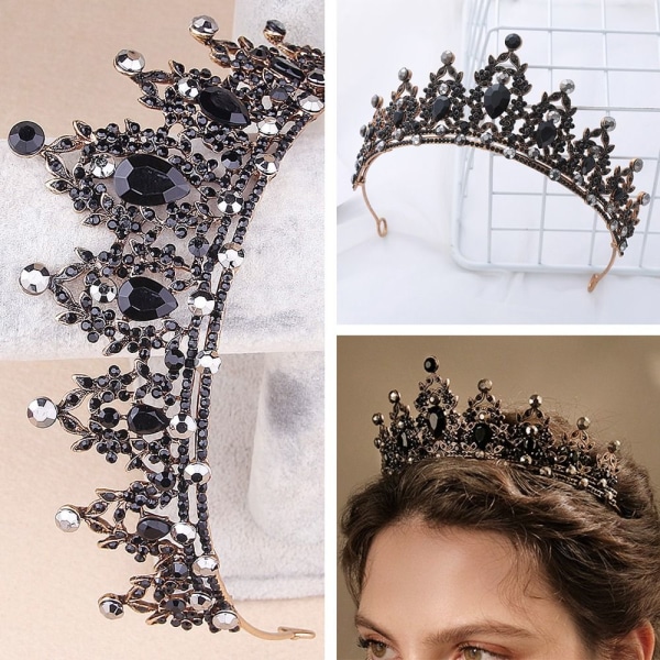 Rhinestone Hair Hoop Morsiamen hiustarvikkeet 07 07