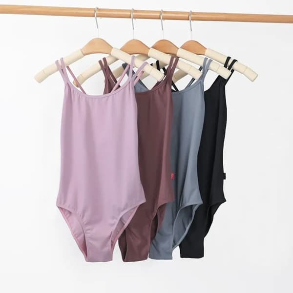 Balett Leotards Dans Camisole GRÅ L Grey L
