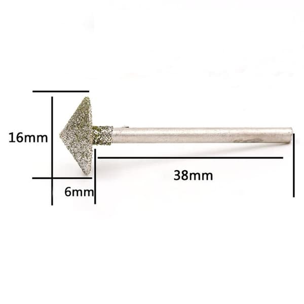 6 STK Diamond Burr Sæt Diamond Cutting Burrs Diamantslibning