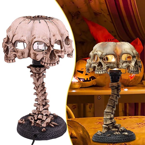 Skull Bordlampe Creative Night Light Skull Lamp Decoration