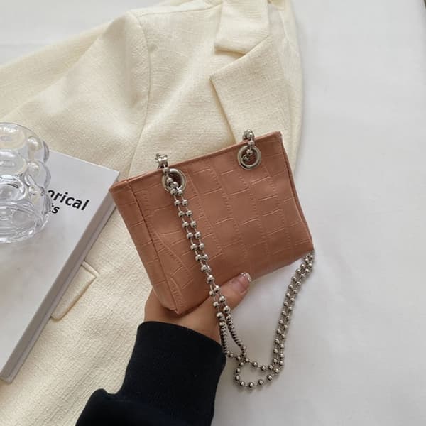Bucket Bag Axelväska VIT white