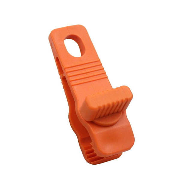 2stk Camping Telt Fastgørelse Haj Clips Klemmer ORANGE Orange