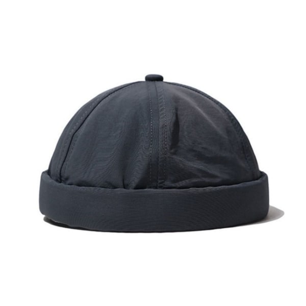 Hat uden skygge Beanie Cap MØRKE GRÅ dark grey