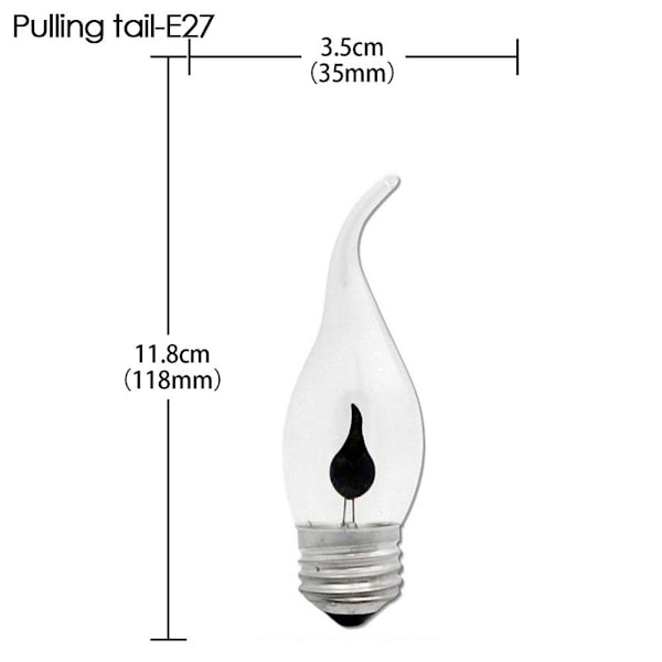 Eldbelysning Glödlampa Ljus Glödlampa PULLING TAIL-E27 PULLING Pulling tail-E27