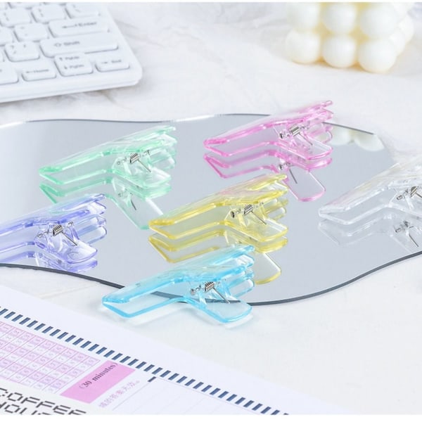 Akryl Binder Clip Planner Clips FARGE 5 FARGE 5 Color 5