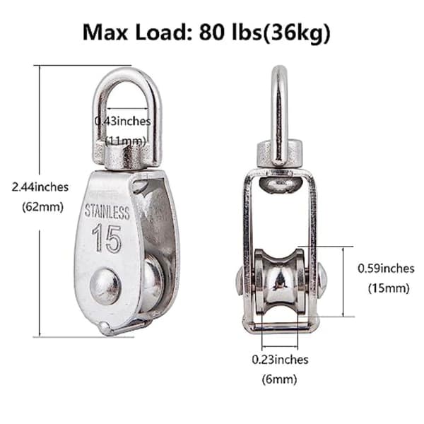 2st Single Pulley Block Wire Rep Pulley Wheel