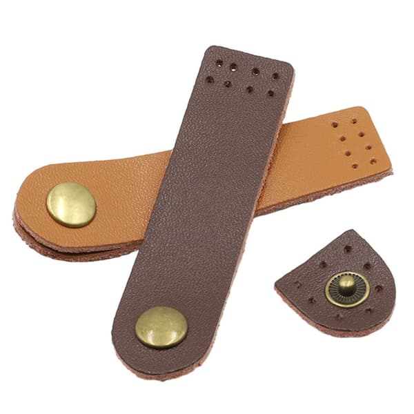 Läderväska Spänne Plånbok Hasp RÖD 5ST 5ST red 5PCS-5PCS