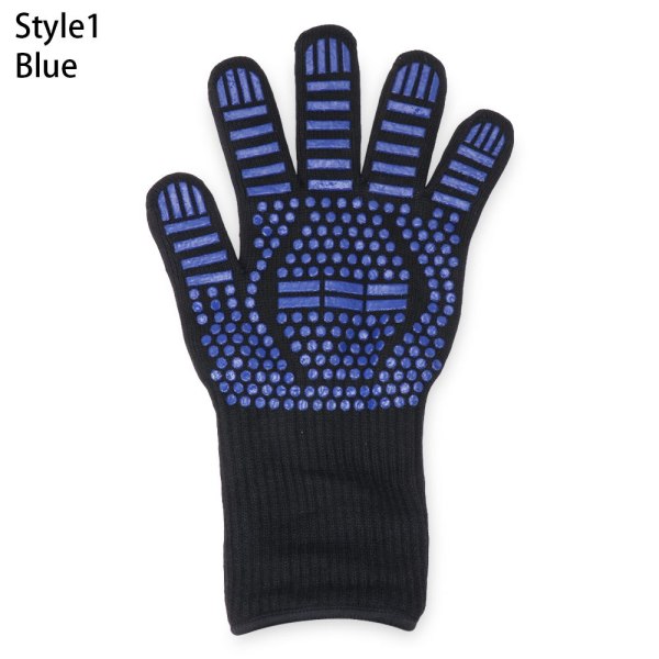 Grillhandskar Grillhandske BLÅ STIL1 Blue Style1