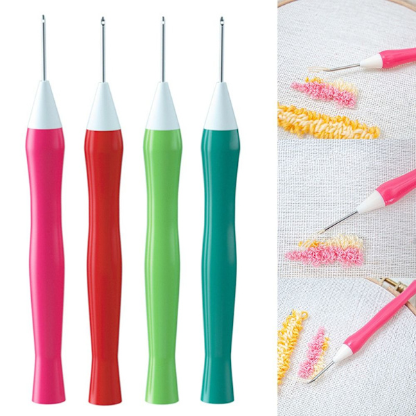 Broderi Sting Pen Punch Nål Værktøj B-FARVE TILFÆLDIGT B-FARVE B-Color Random