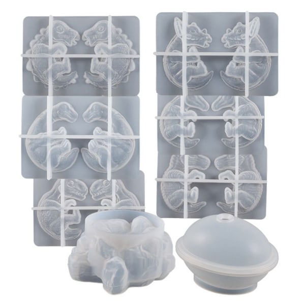 Drageæg Ornament Silikoneform BASEFORM BASEFORM base mold