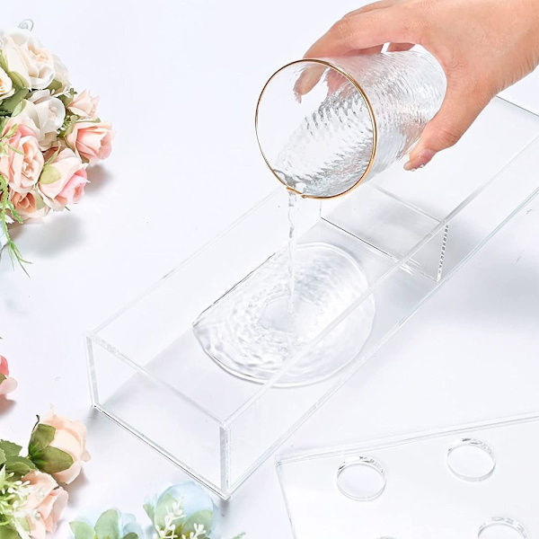 Blomsterholder Hydroponisk blomsterkasse Rektangulær blomstervase