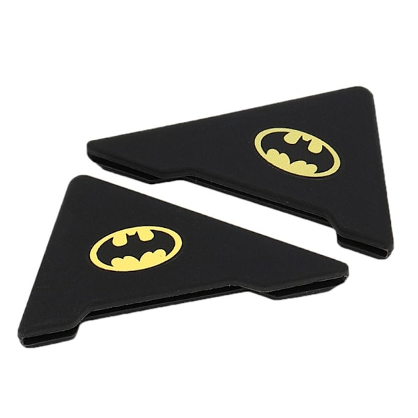2st Cover Bil ytterdörrshörn SVART BAT BAT Black Bat-Bat