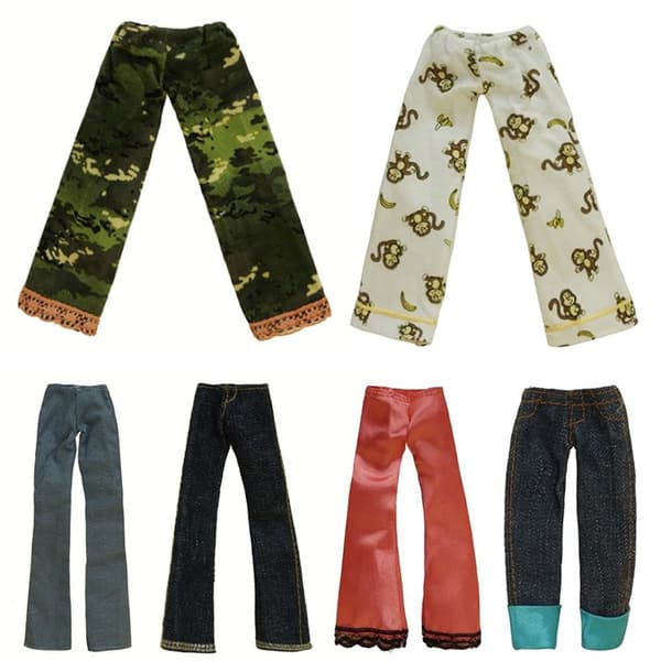 Blommiga jeans läderbyxor 2 2 2