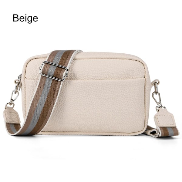 Crossbody Bag for Dame Skulderveske BEIGE Beige