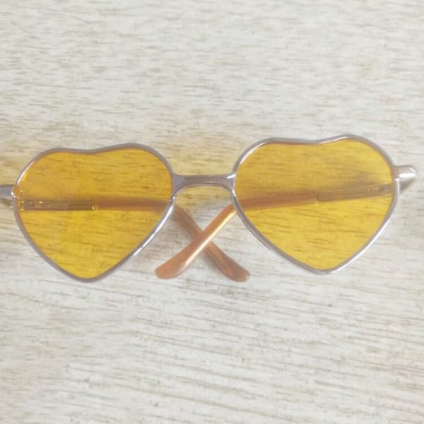 Cute Heart Frame Plush Doll Eyeglasses 6 6 6