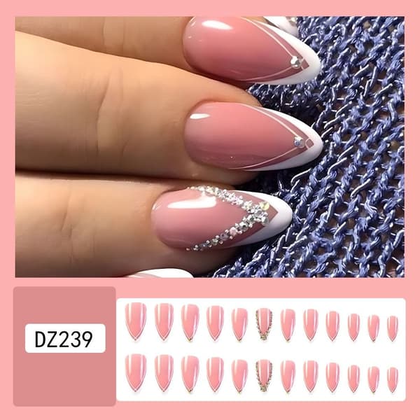 Almond Fake Nails False Nail 3 3 3