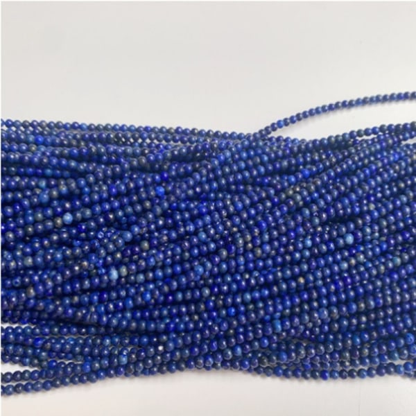 3 mm naturliga ädelsten lapis lazuli pärlor 3 mm pärlor för smycken