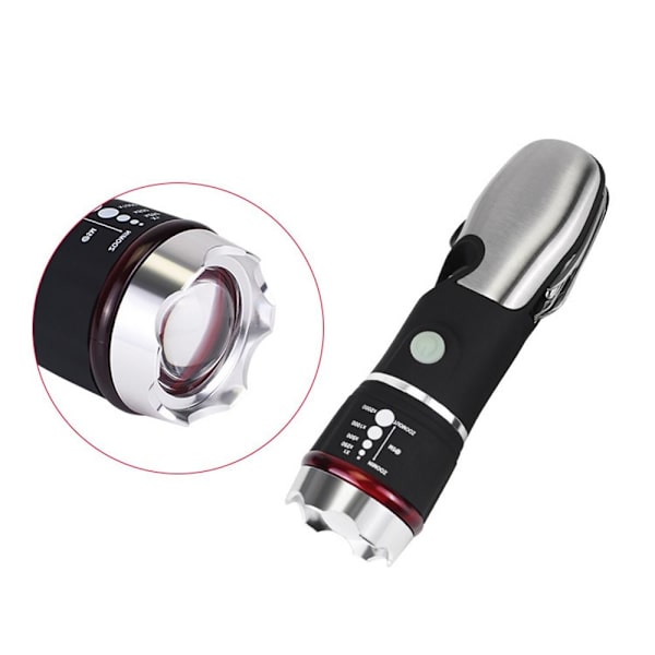 Lommelygte Teleskopisk Zoom Lommelygte USB-opladningslygte