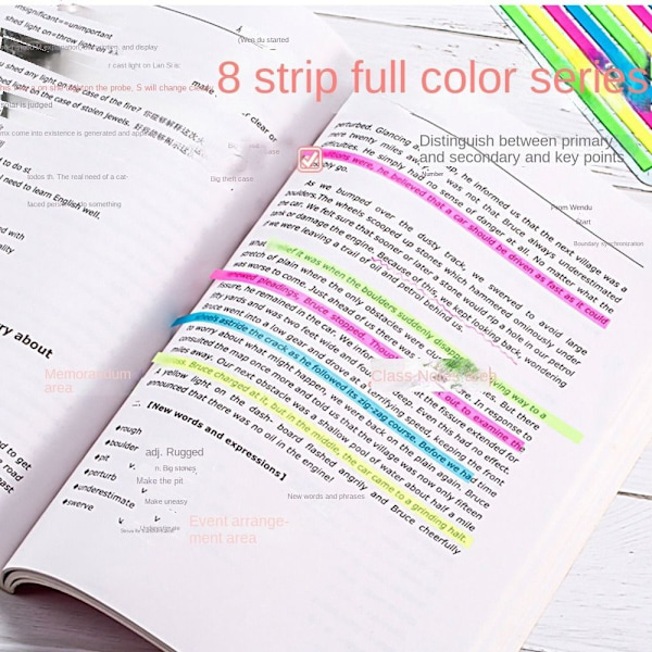 3 st Sticky Notes Memo Pad Tabs A A A