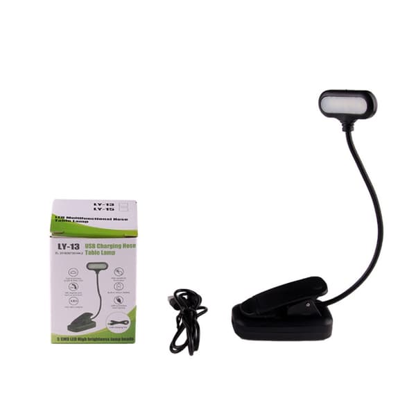 LED Book Light Clip On Lamp 2-BATTERI 2-BATTERY 2-Battery