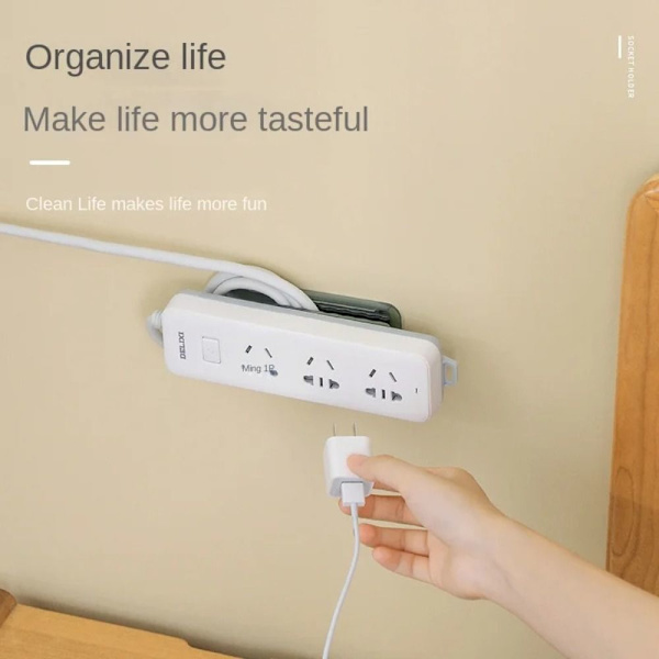 Plug Fixer Socket Fixe HVID white