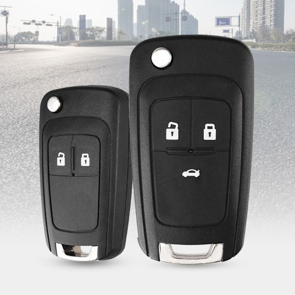 Fjernnøglekasse Bilnøgleskal 2 KNAPPER 2 KNAPPER 2 Buttons