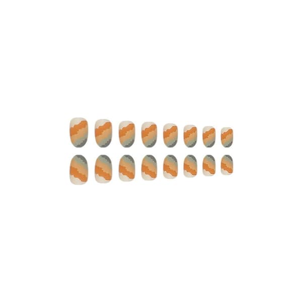 False Nails Long Almond 4 4 4