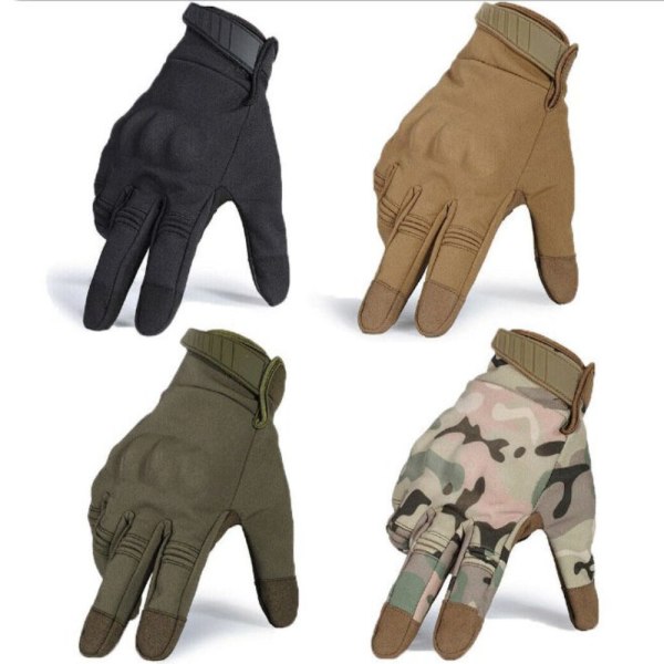 Motorsykkelhansker Tactical Combat Gloves BROWN M brown M