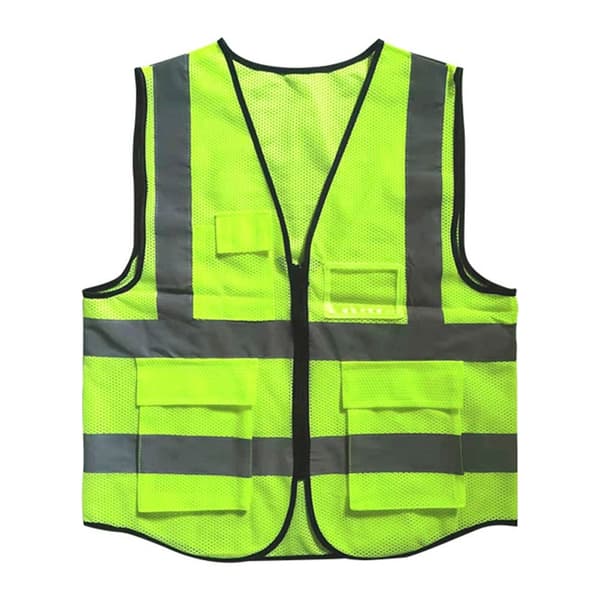 Säkerhetsjacka med reflekterande ränder 5 5 5