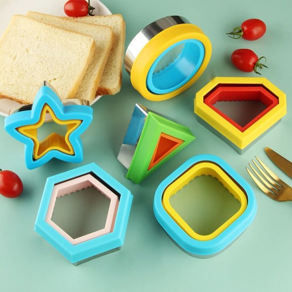 Sandwich Cutter Set Smörgåsformar HEXAGON HEXAGON Hexagon