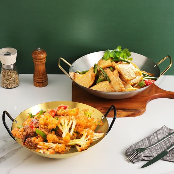 Wok Pan Stekegryte SØLV 28CM Silver 28cm