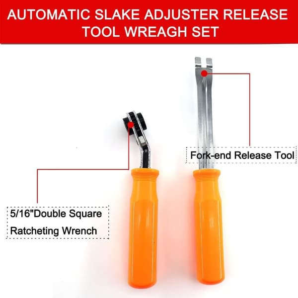 2 kpl Slack Adjuster Release Tool ja wrench Adjuter Tools