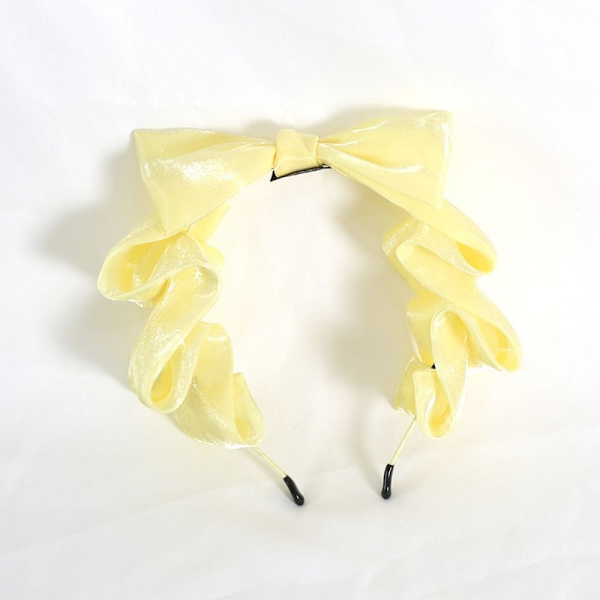 Pannebånd Hårtilbehør GUL yellow