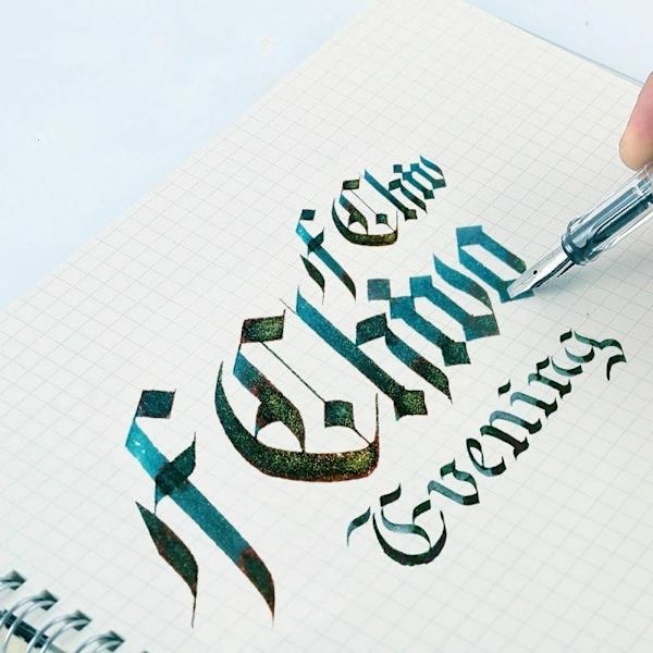 Kalligrafi Parallel Pen Art Ink Pen SORT 1,1MM Black 1.1mm